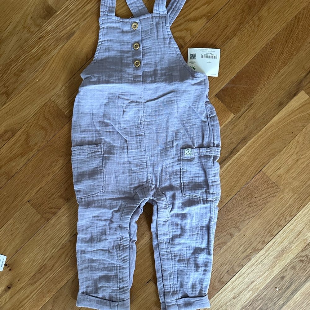 Kids Lavender Overalls